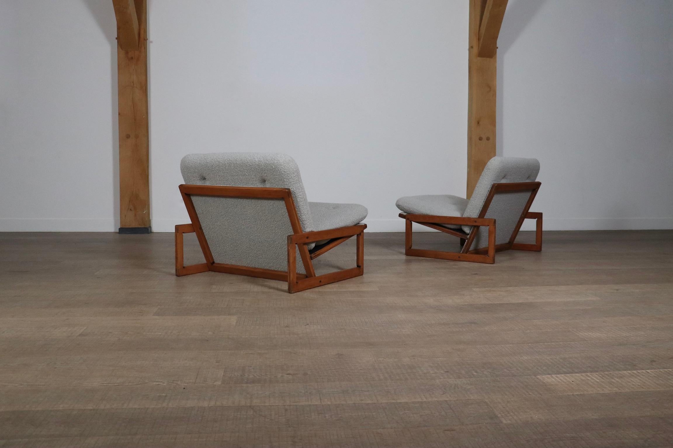 Pair Of Carlotta Lounge Chairs By Tobia Scarpa For Cassina, Italy 1970s 3