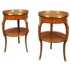 Paire de tables "Carnation" attribuées à G. Durand, France, vers 1880