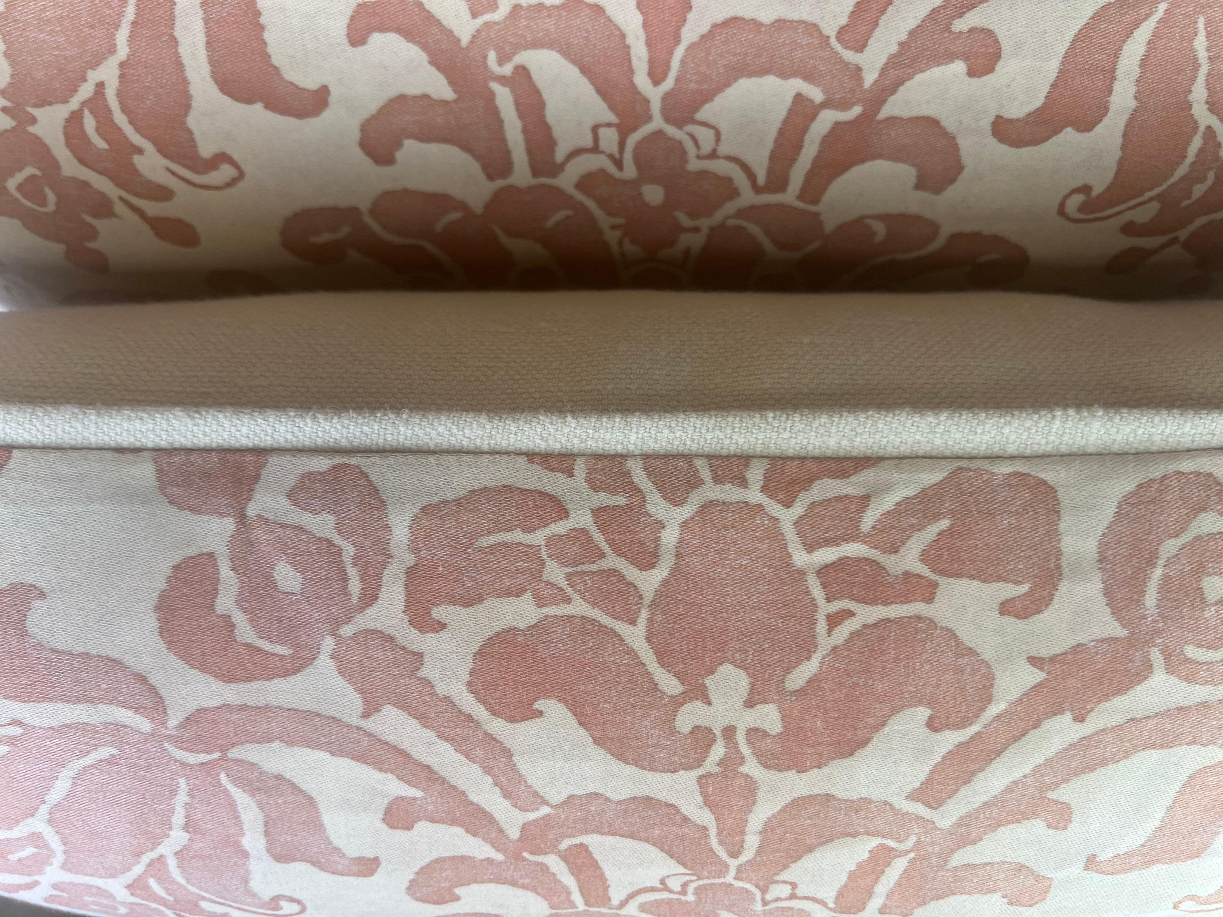 Italian Pair of Carnavalet Patterned Fortuny Pillows For Sale