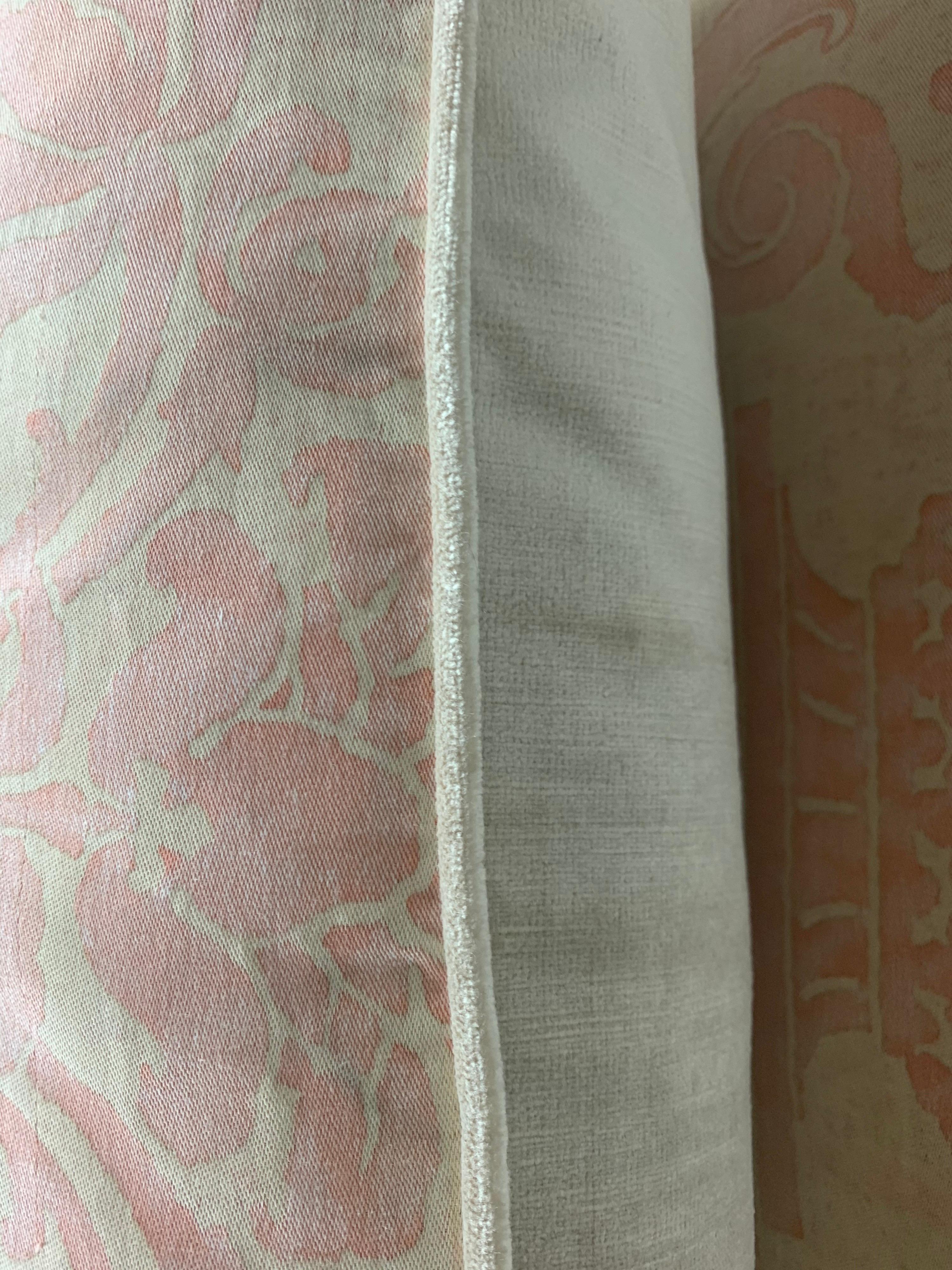 Contemporary Pair of Carnevalet Patterned Fortuny Pillows