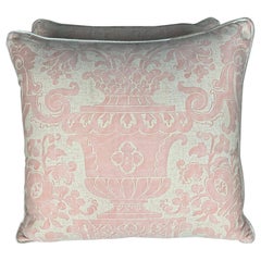 Pair of Carnevalet Patterned Fortuny Pillows