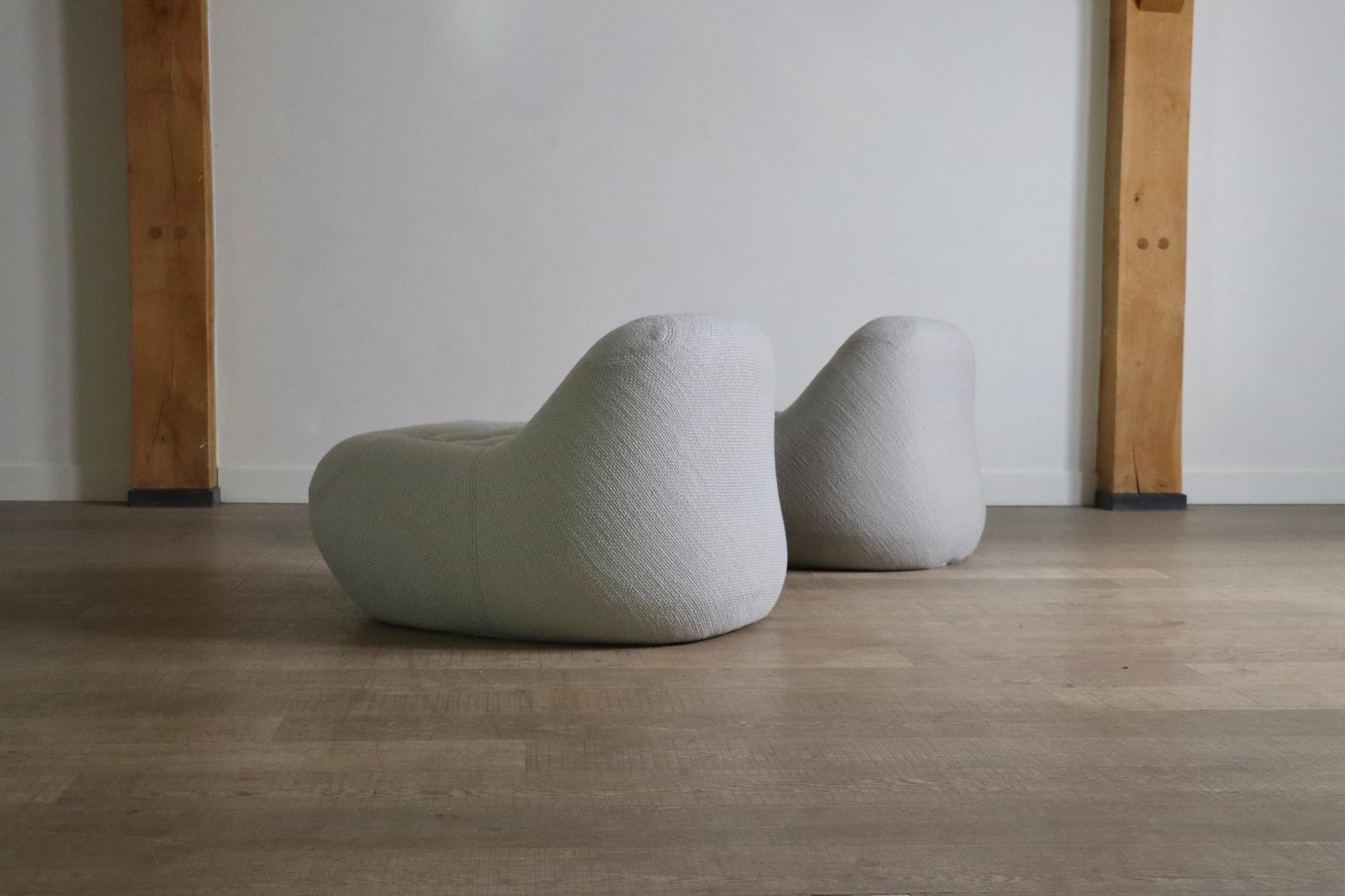 Pair of Carrera Lounge chairs by De Pas D’Urbino & Lomazzi for BBB Bonacina For Sale 6