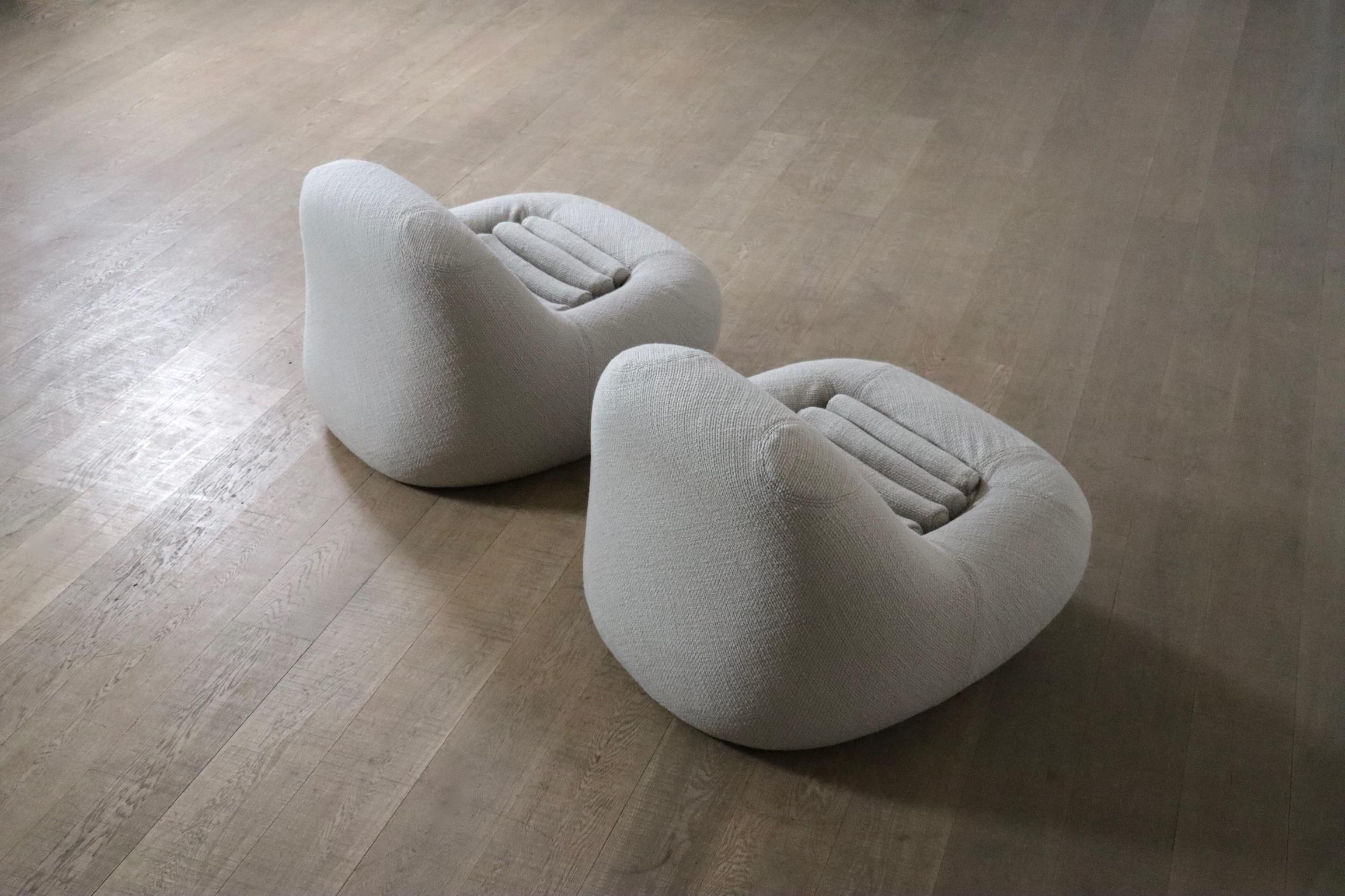 Pair of Carrera Lounge chairs by De Pas D’Urbino & Lomazzi for BBB Bonacina For Sale 11