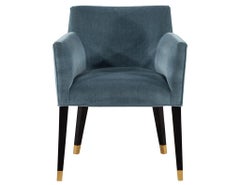 Coppia di sedie da pranzo personalizzate Carrocel Tonio con accenti dorati