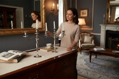 Pair of Cartier Sterling Silver Candlesticks & Gorham Manufacturing Company Thre