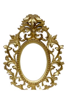 Pair of Carved and Gilded Frames for Porcelain Plaques, circa 1900