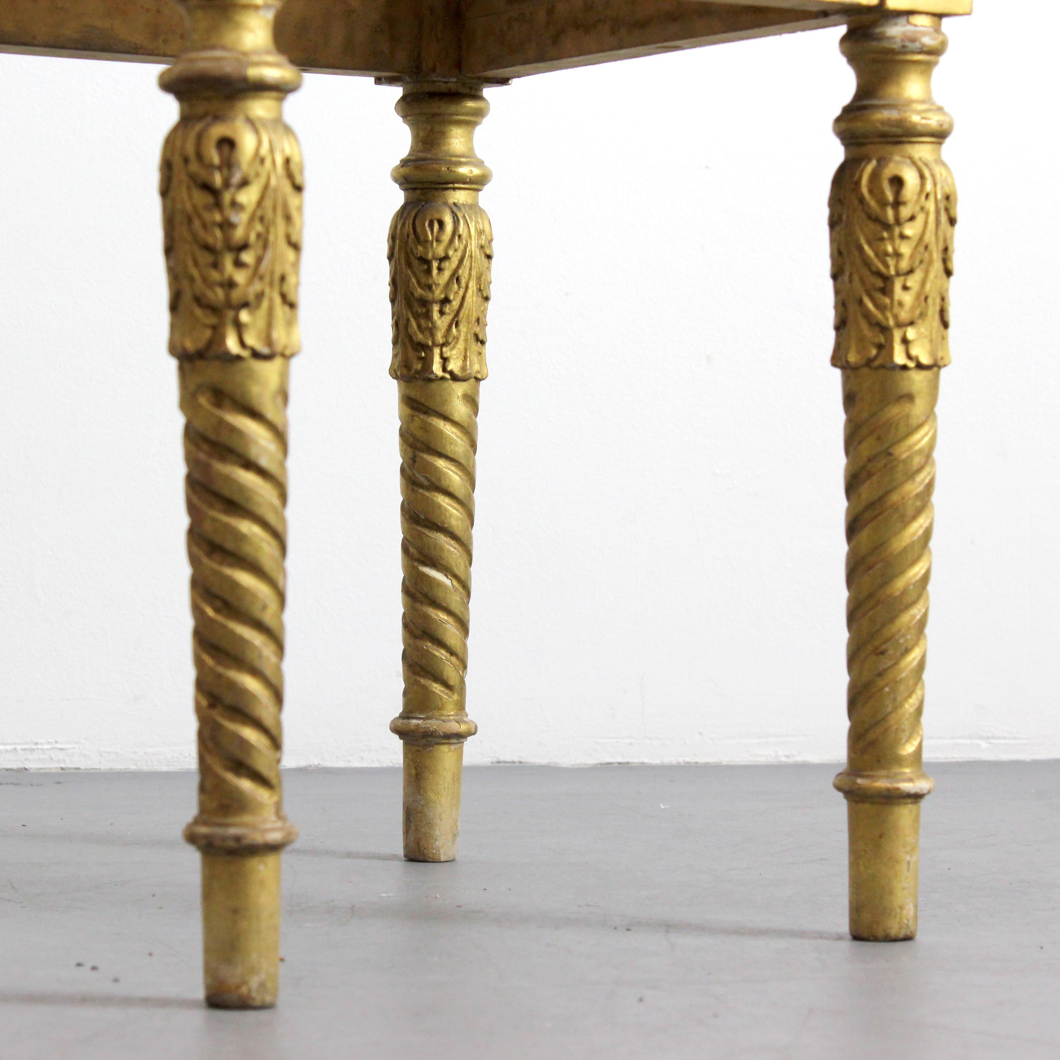 Pair of carved and gilded wooden chairs with lattice seat - Louis XVI - For Sale 14