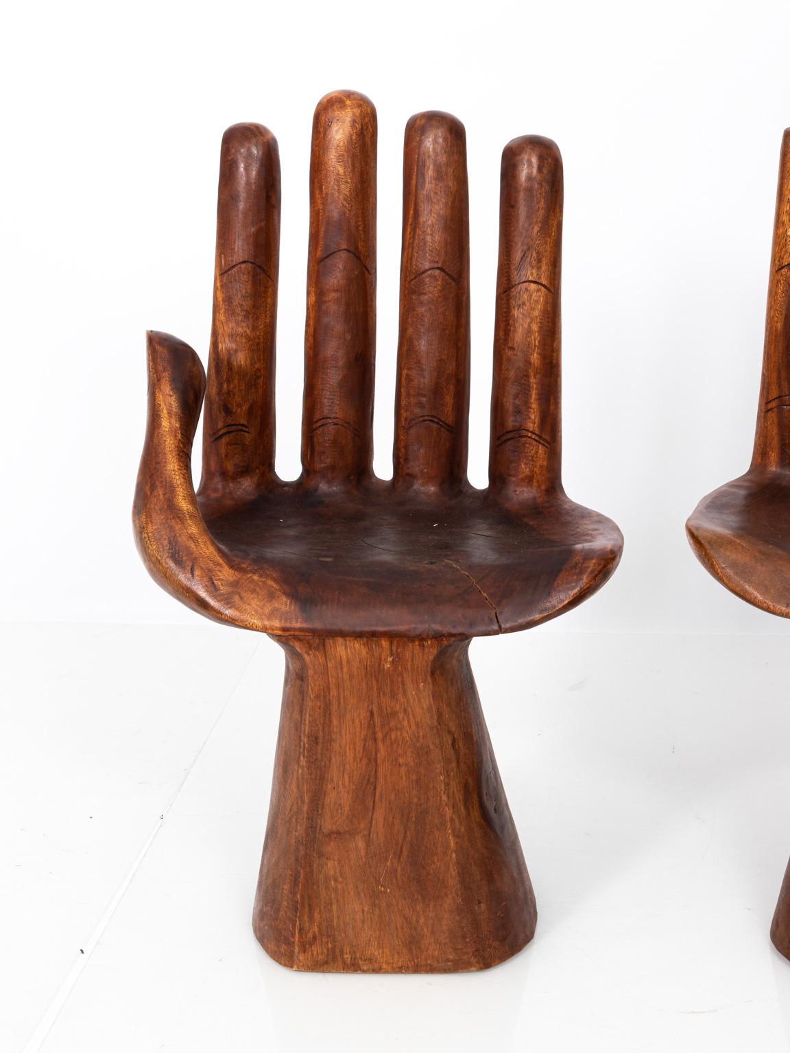 wooden bali hand chair