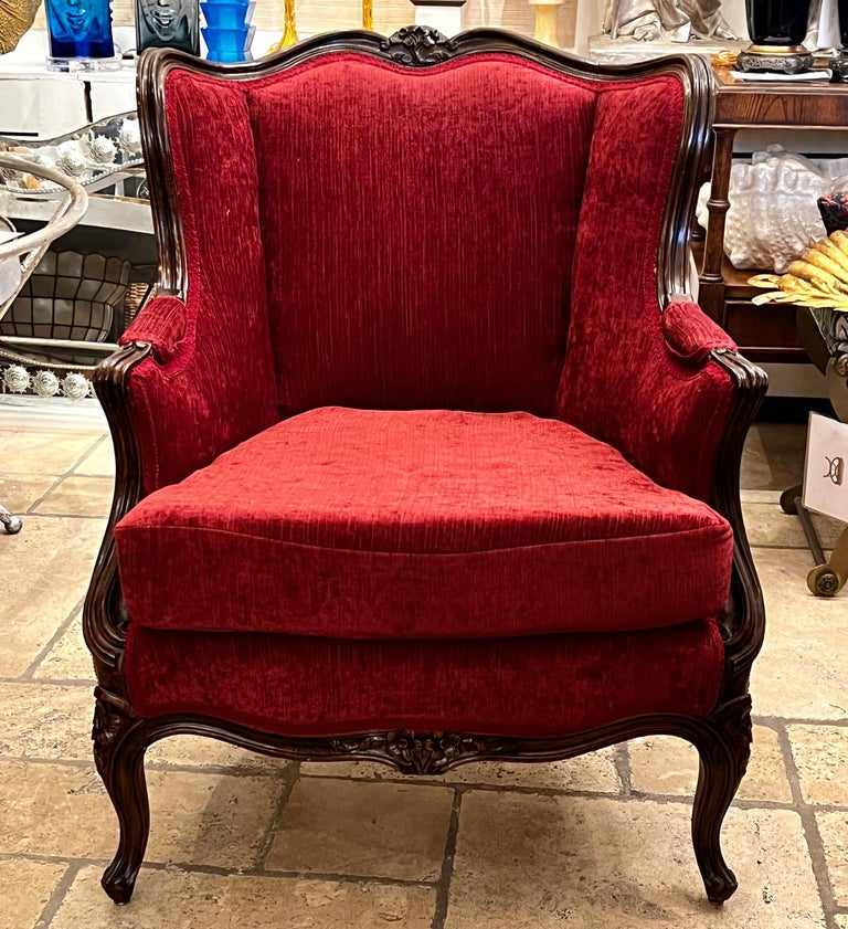 Pair of Carved French Chairs For Sale at 1stDibs