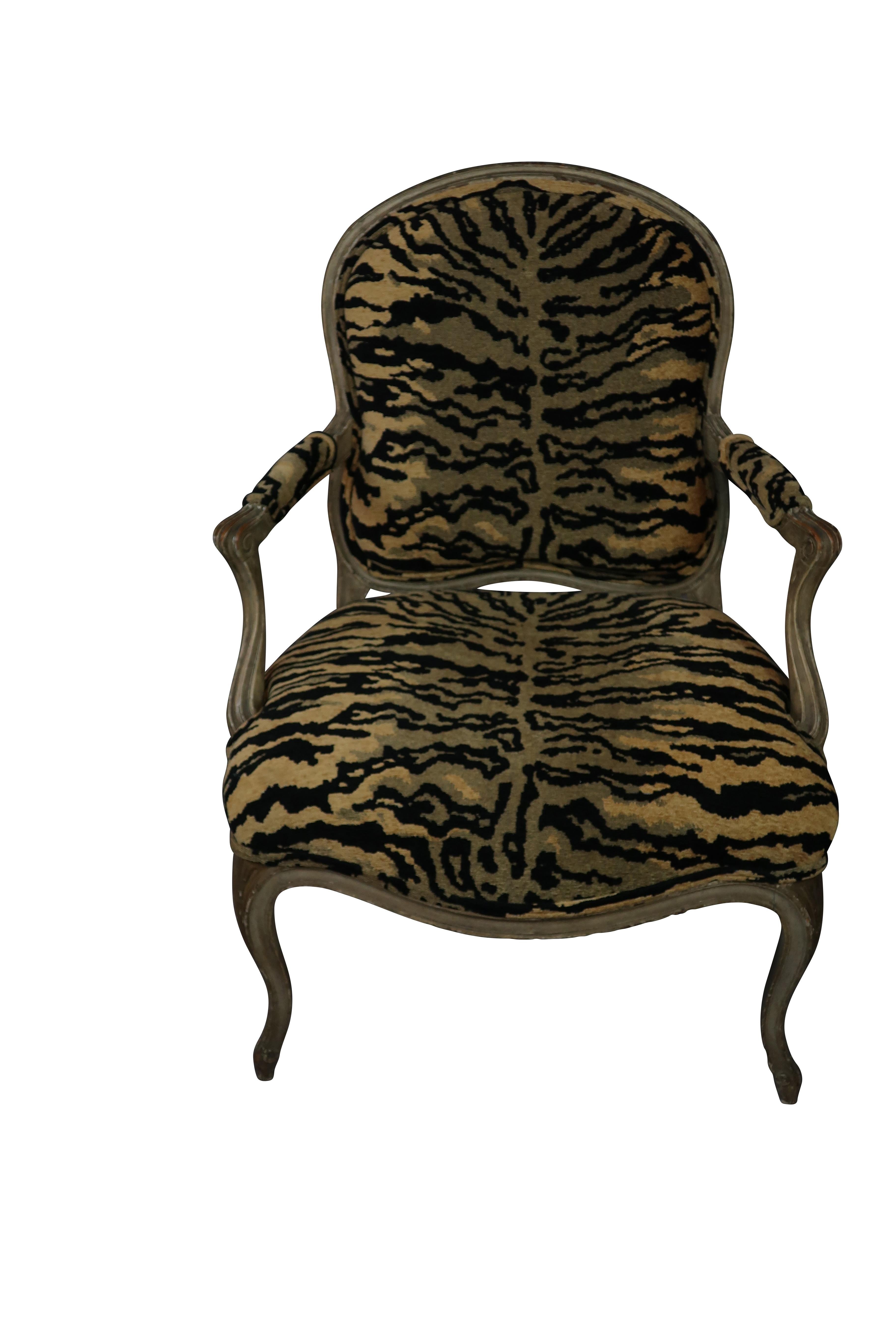 tiger print chairs