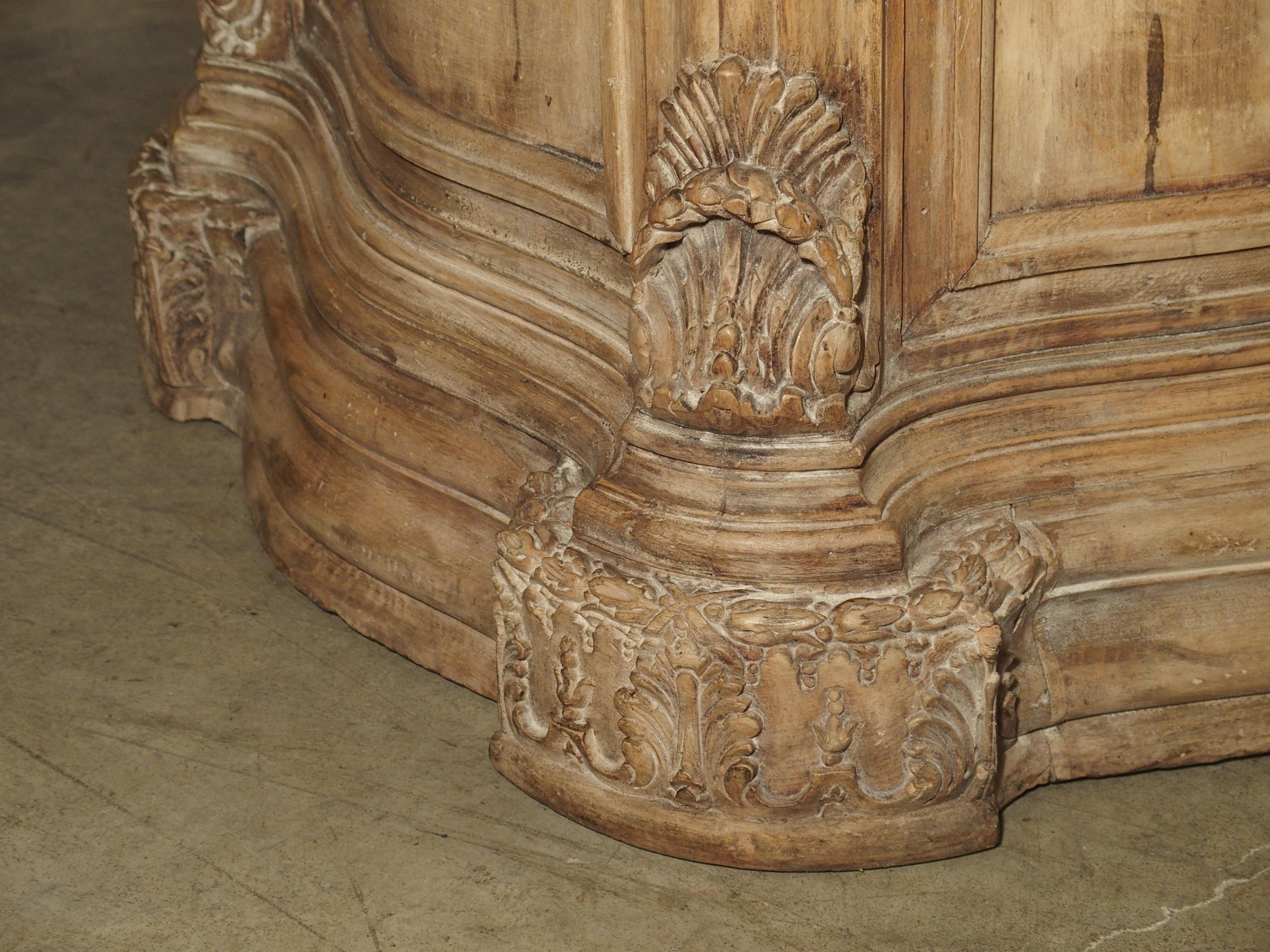 Pair of Carved French Regence Style Pedestals 10