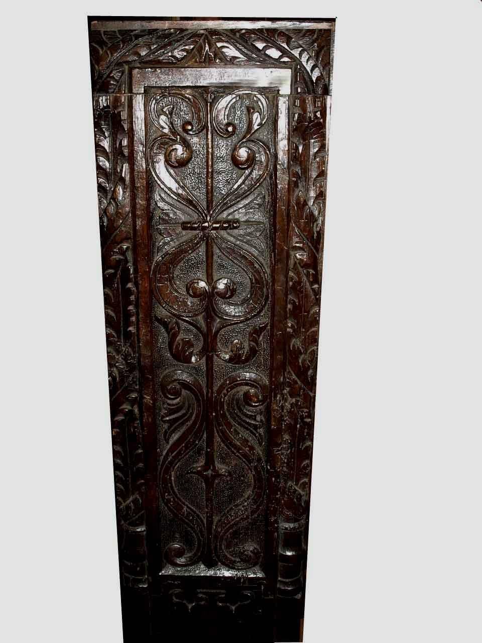 Pair of Carved Oak Panels 5