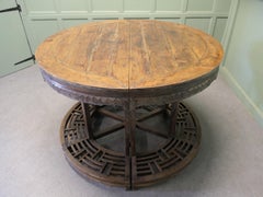 Pair of Carved Oriental Console Tables or Centre Table This is an unusual piece