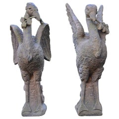 Pair of Stone Birds