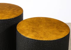 Pair of Carved Side Tables by John Eric Byers