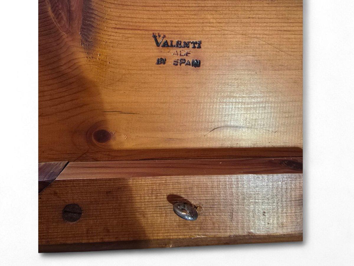Paar Spiegel aus geschnitztem Holz - signiert Valenti - 20. Jahrhundert im Angebot 5