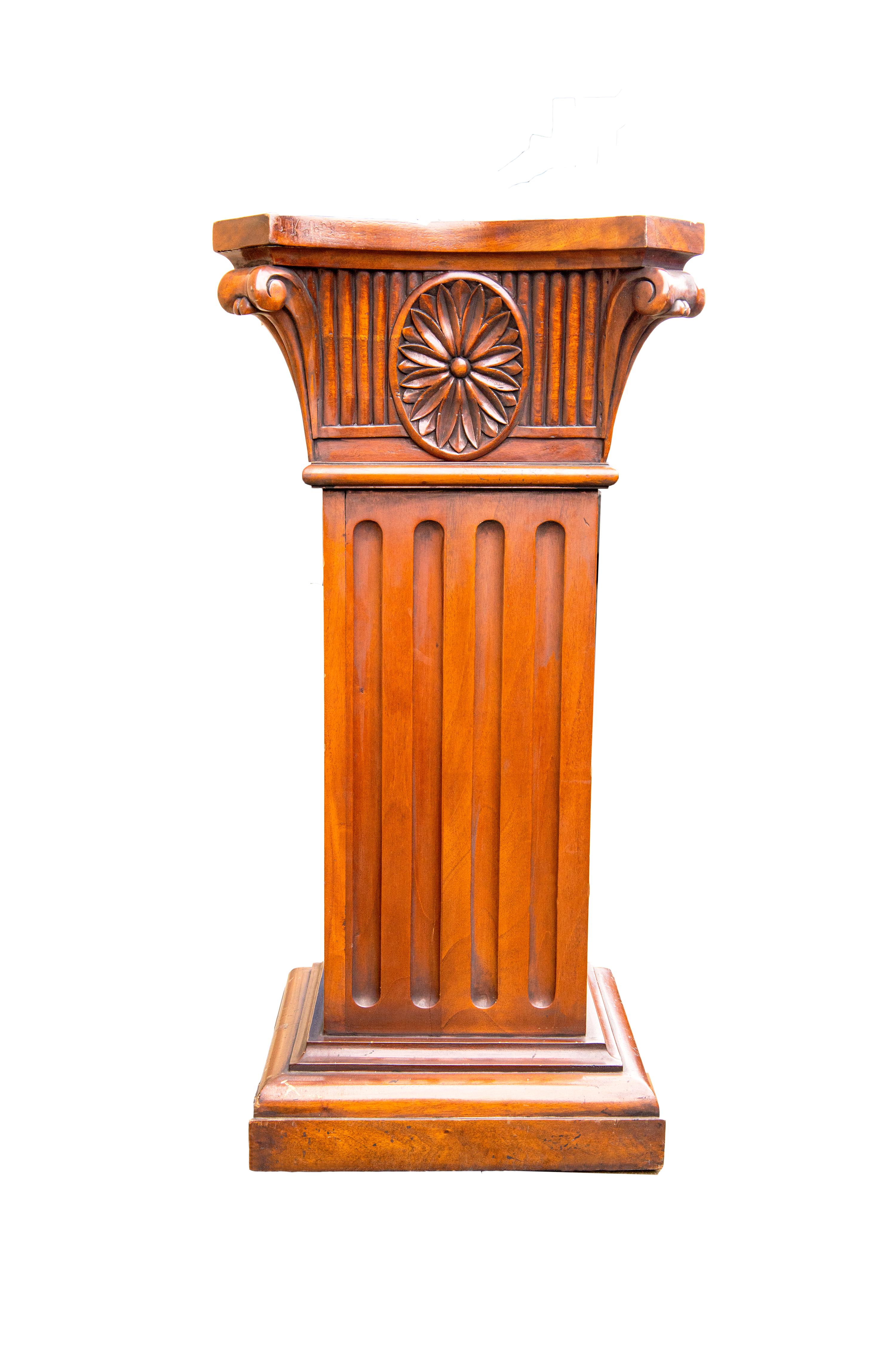wood pedestals for sale