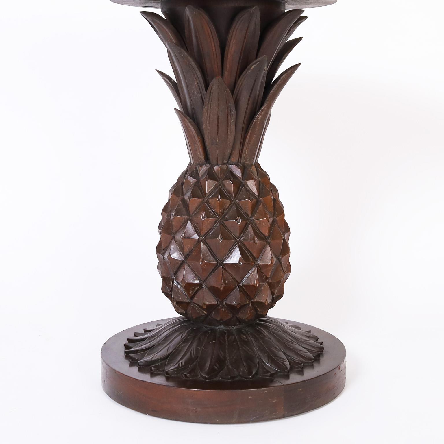 pineapple end table