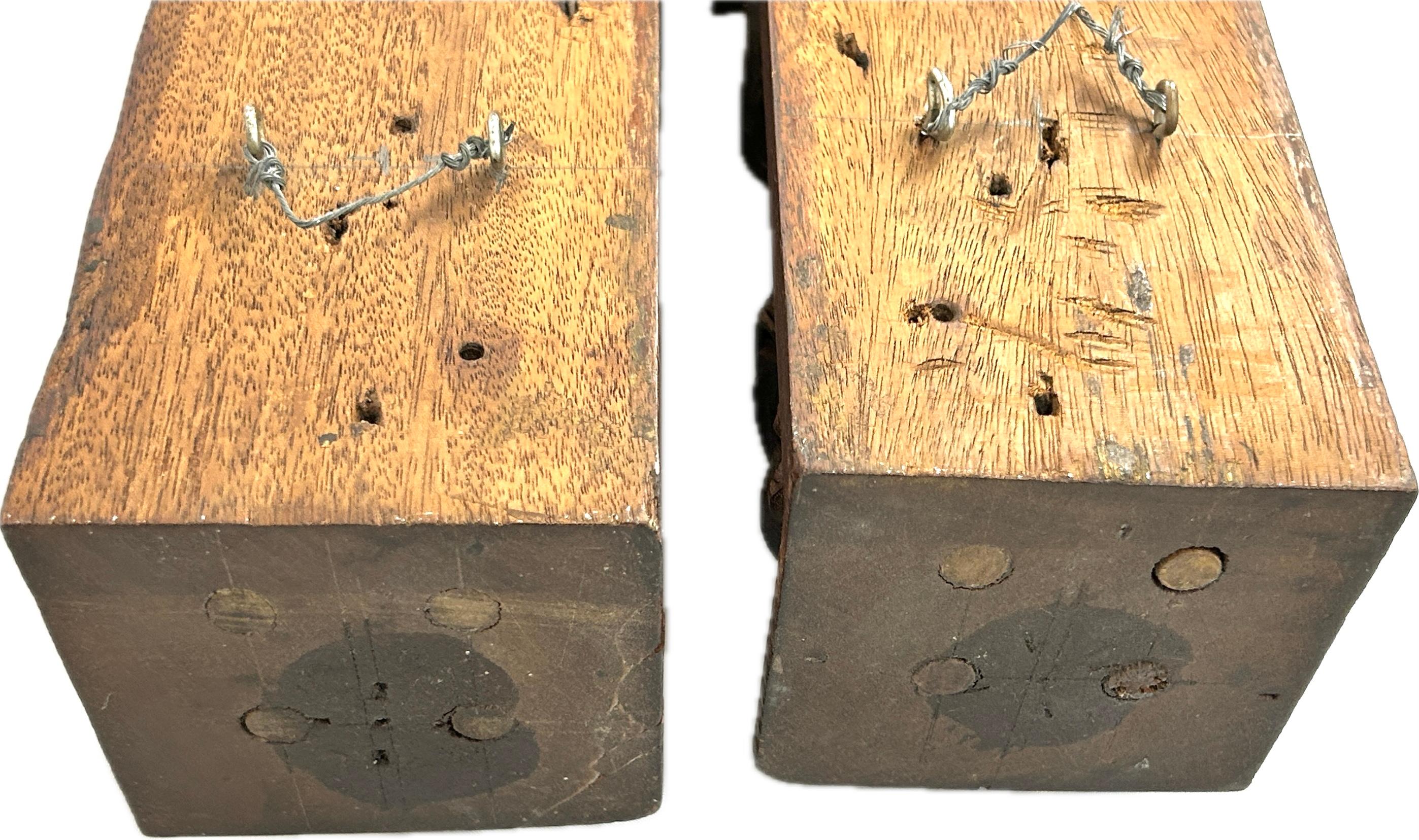 Pair Of Carved Wooden Architectural Fragments For Sale 2