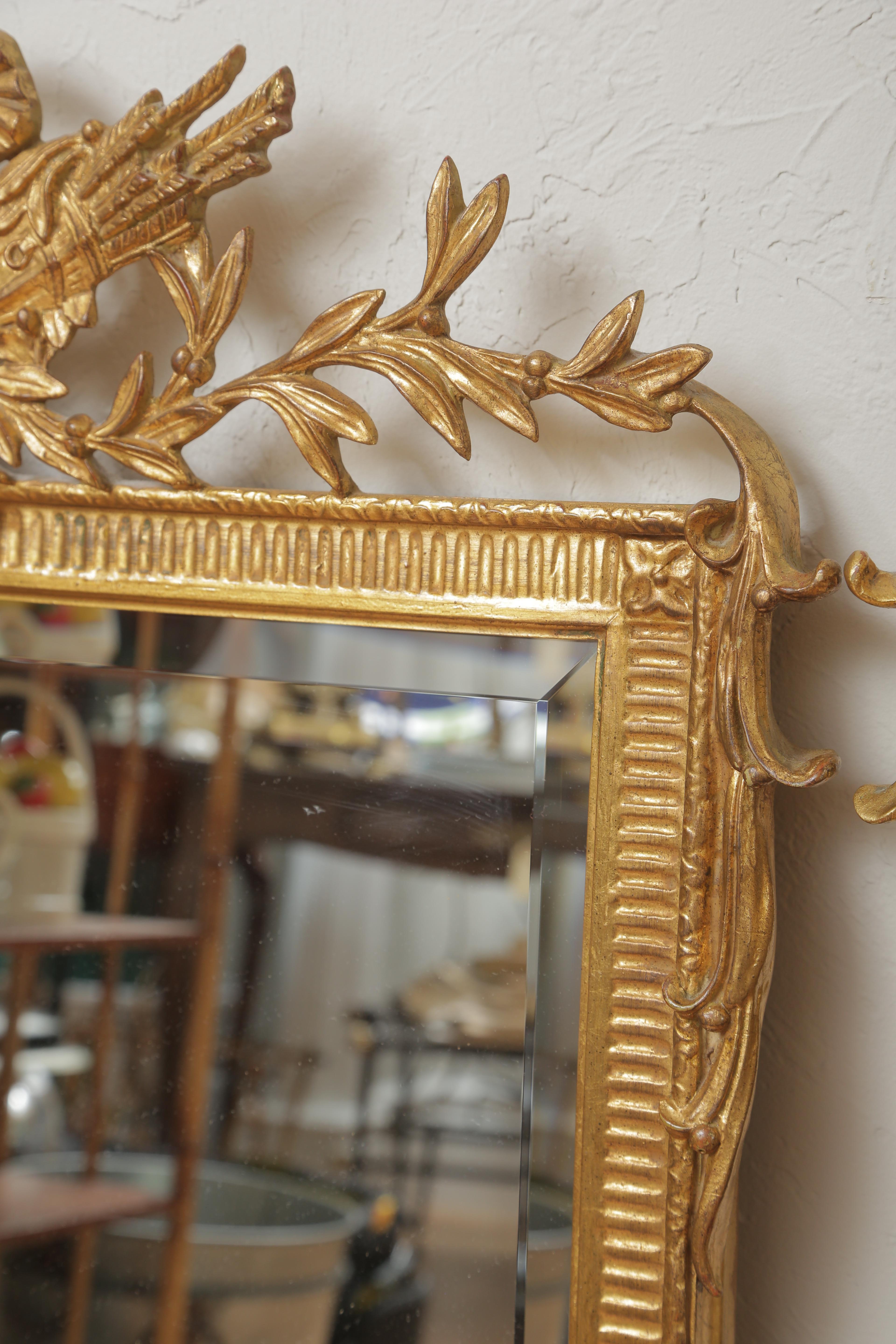 Pair of Carver's Guild French Hunt Mirrors In Good Condition In West Palm Beach, FL