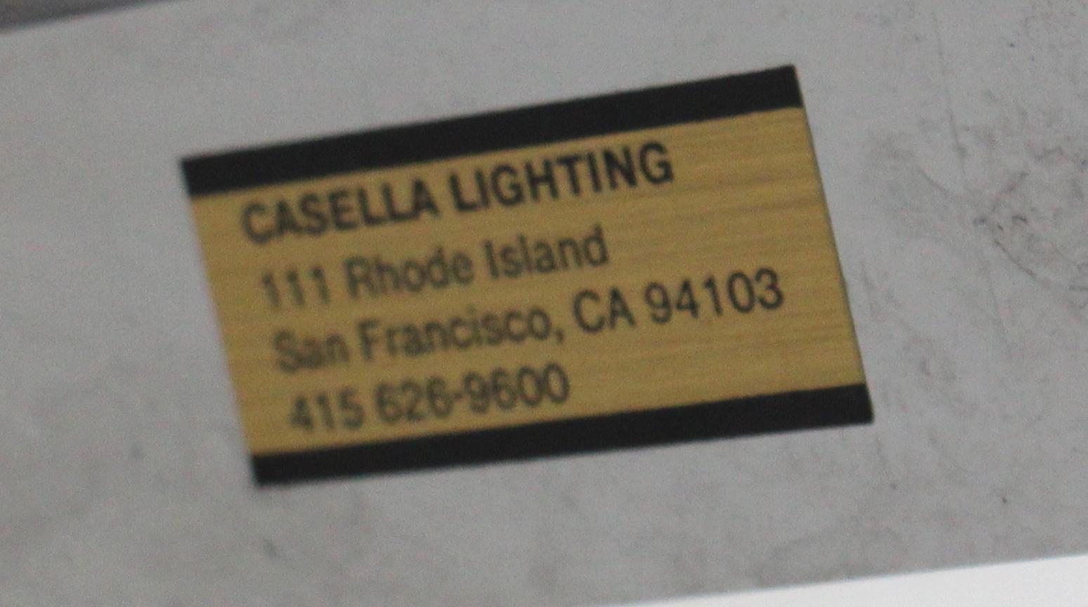 Pair of Casella Nickel Plated Adjustable Floor Lamps 9