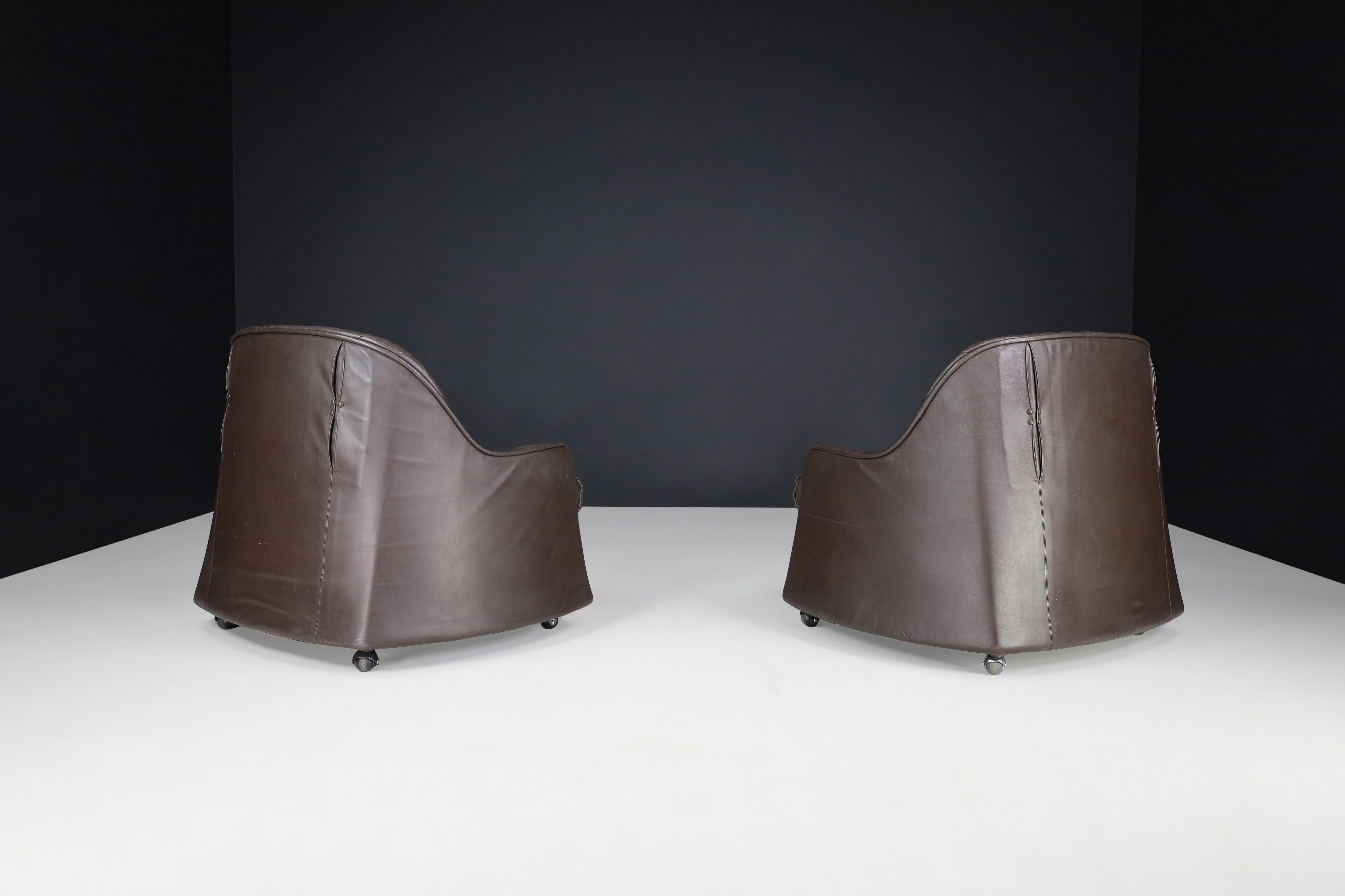 Cassina Ciprea Lounge chairs by Tobia and Afra Scarpa, 1970s, Italy   For Sale 1