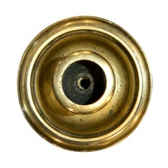 Pair of Cast Brass Candlesticks, circa 1900