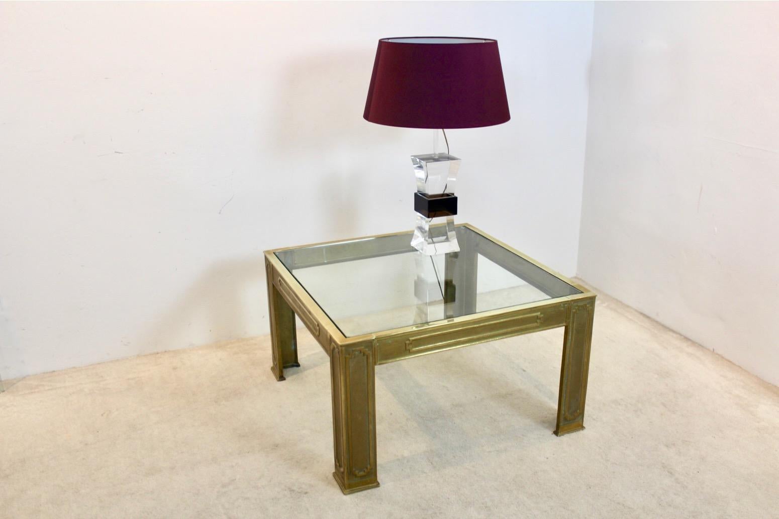 Pair of Cast Bronze Brutalist Side Tables by Peter van Heeck In Good Condition For Sale In Voorburg, NL