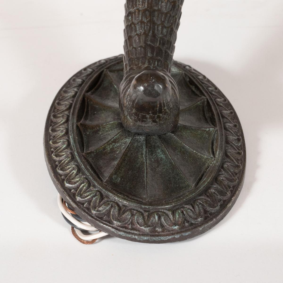 Paire d'appliques à cornes en bronze moulé en vente 2
