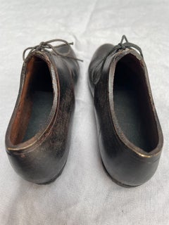 Pair of Cast Bronze Men’s Shoes, Mid-20th Century
