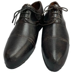 Pair of Cast Bronze Men’s Shoes, Mid-20th Century