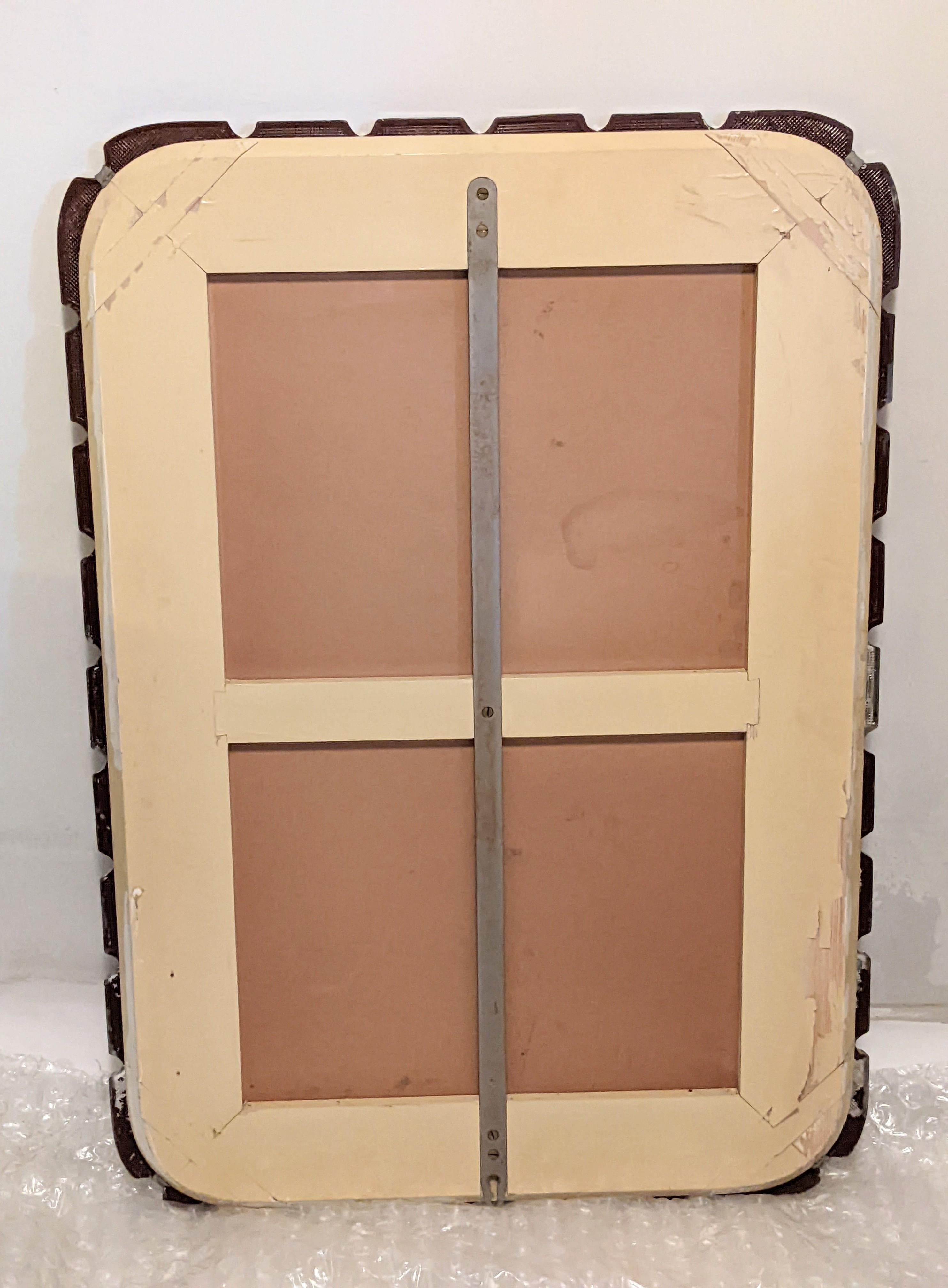 Pair of Cast Glass Tile Mirrors by Carl Fagerlund, Orrefors, 1950 5