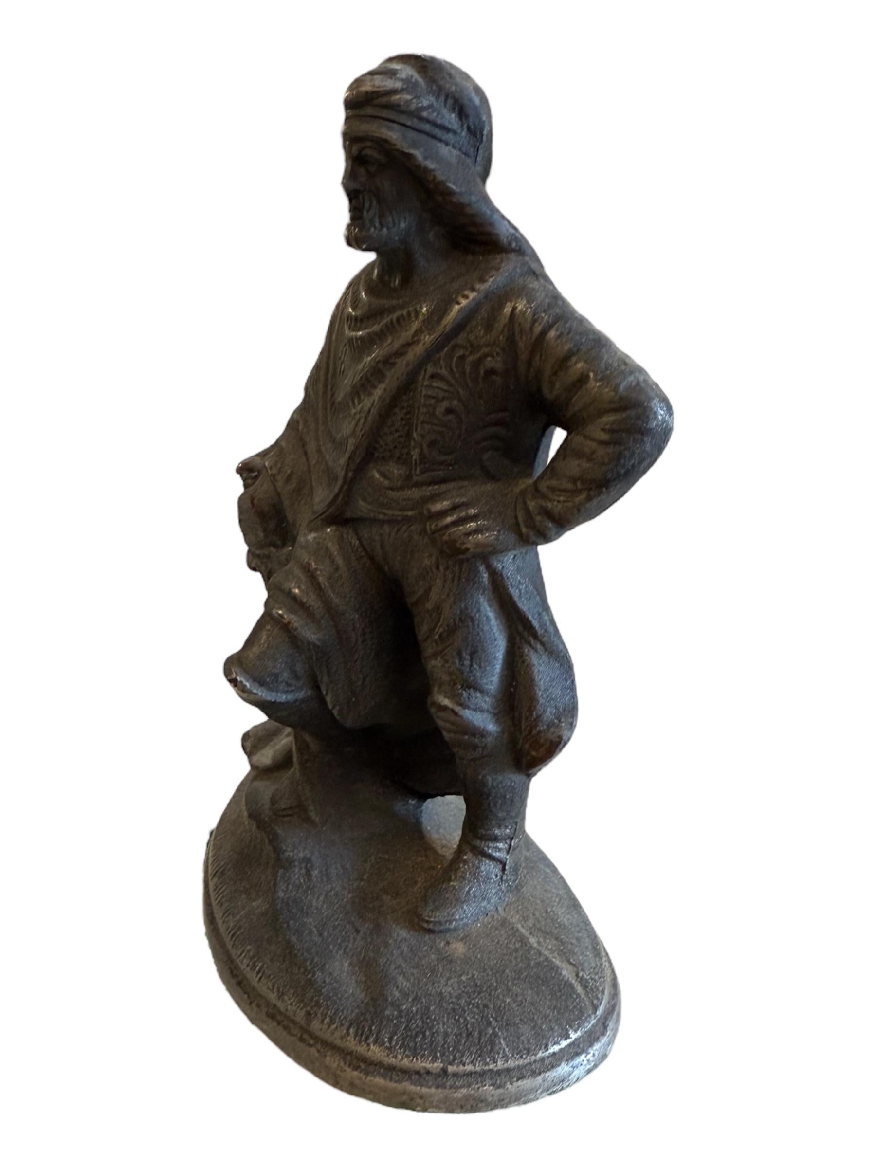 American Pair of Cast Iron 