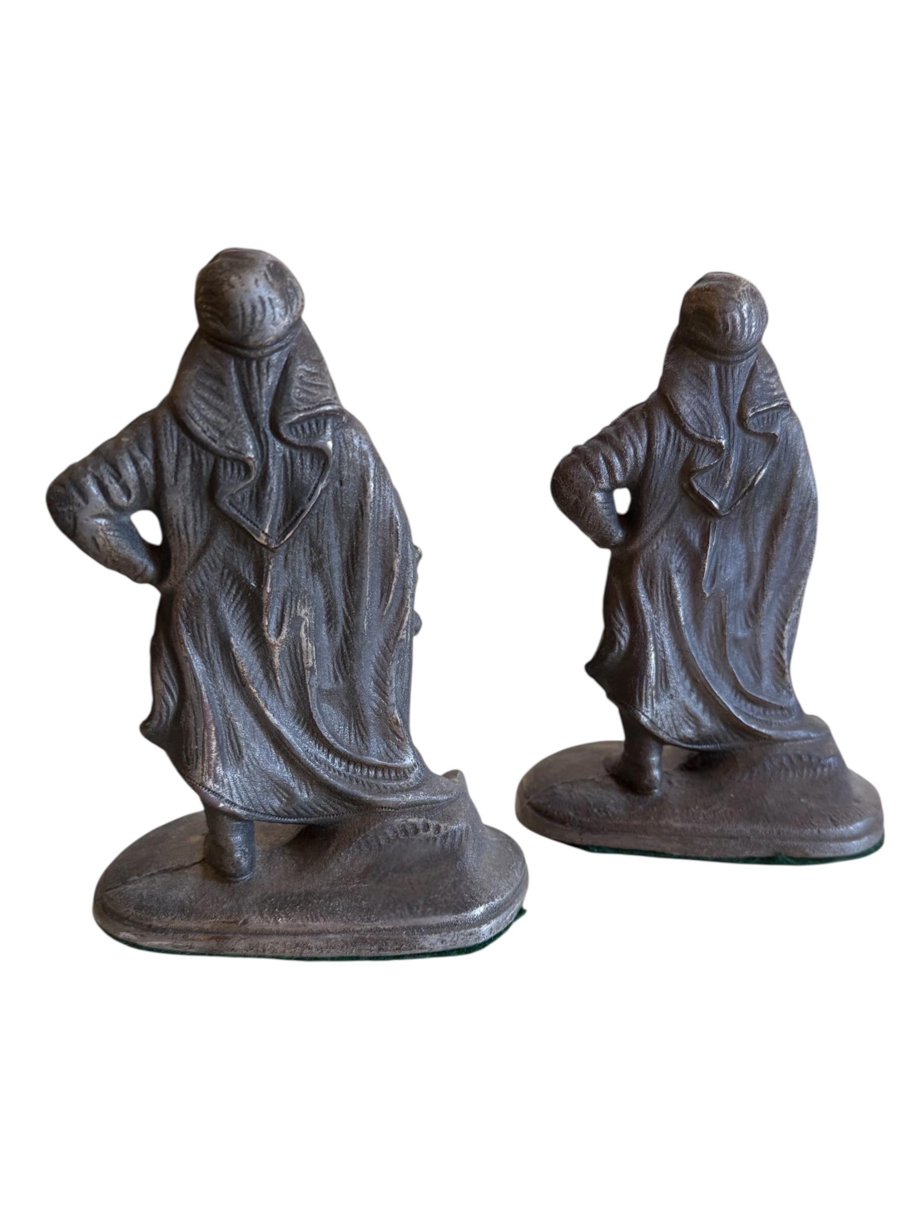 20th Century Pair of Cast Iron 