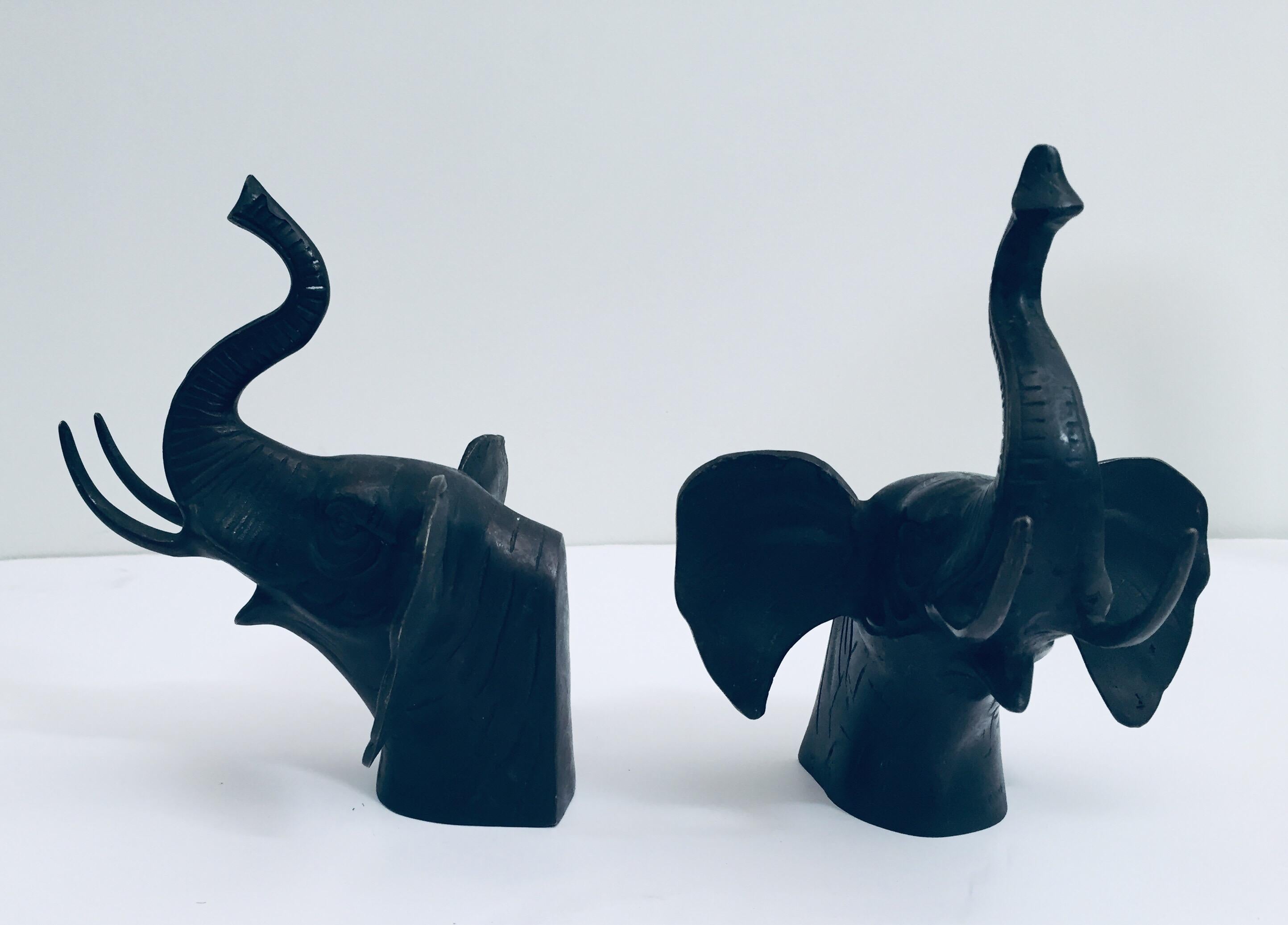 vintage cast iron elephant