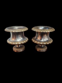 Pair Of Cast Iron Planters By Alfred Corneau France, C. 19TH Century