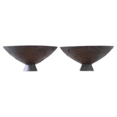 Pair of Cast Iron Urns by Olof Hult Scandinavian Modern