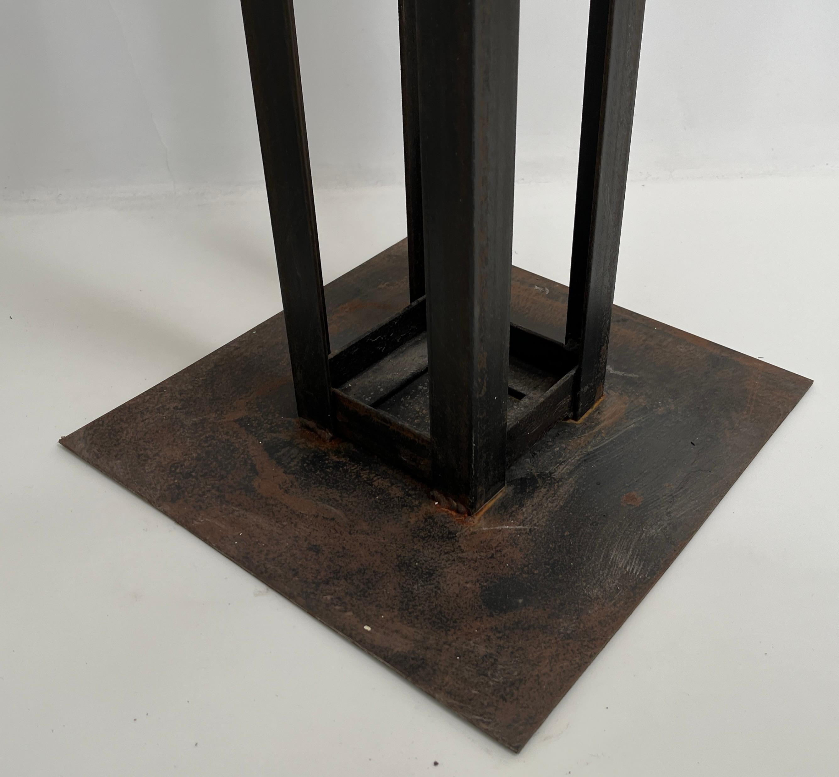 Pair of Cast Iron Vases Floor Lamp For Sale 1
