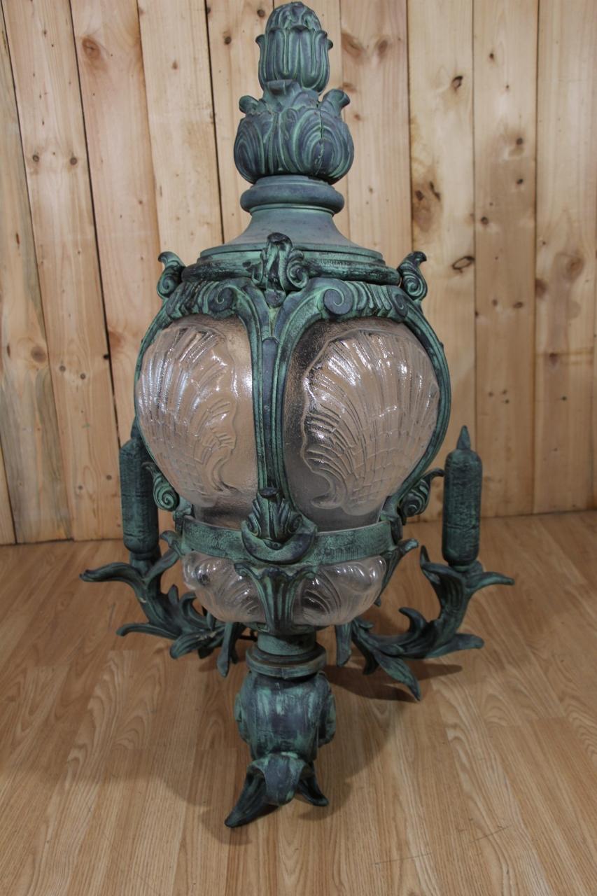 Napoleon III Pair Of Cast Iron Wall Lights, Based On Models From The Pont Alexandre III For Sale