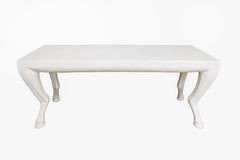 Pair of Cast Resin Console Tables in the Manner of John Dickinson