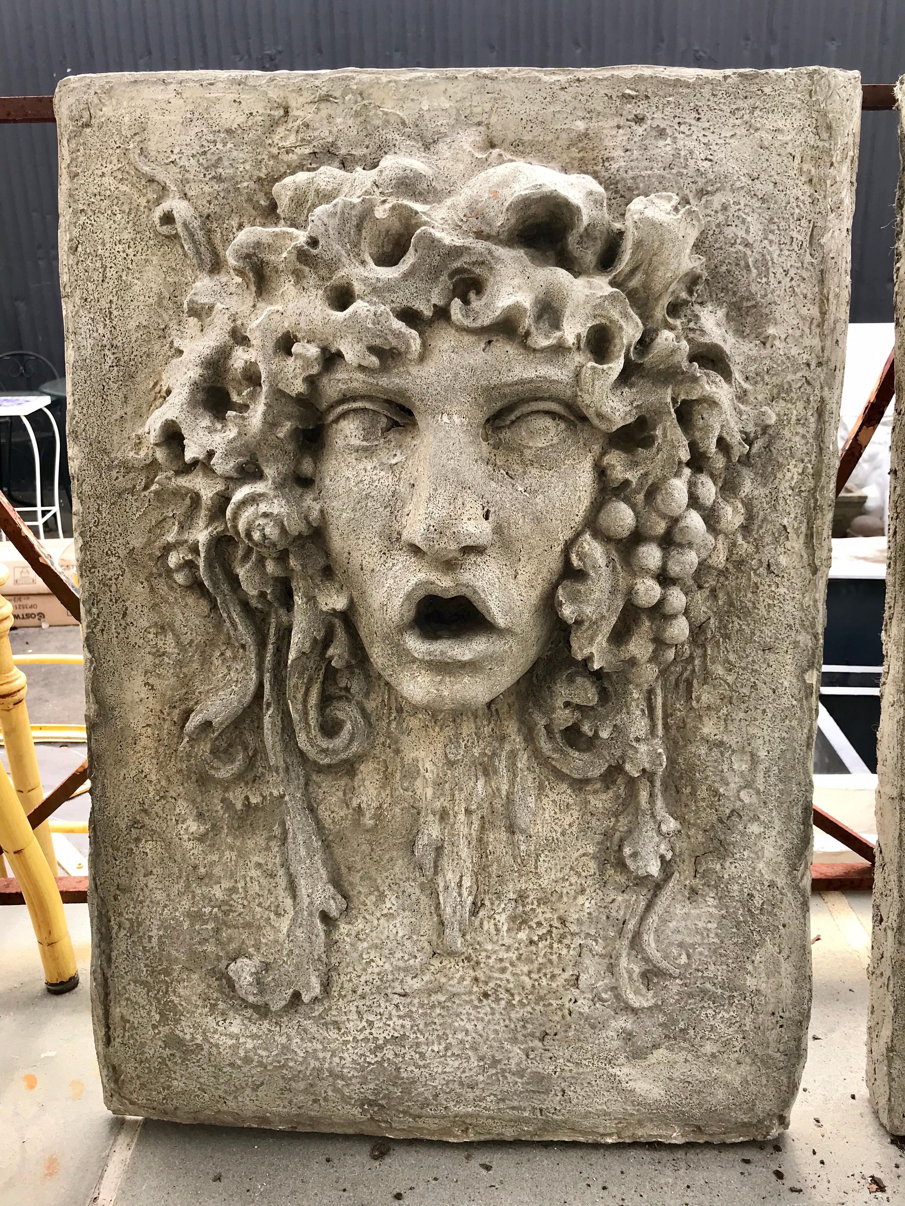 cast stone plaques