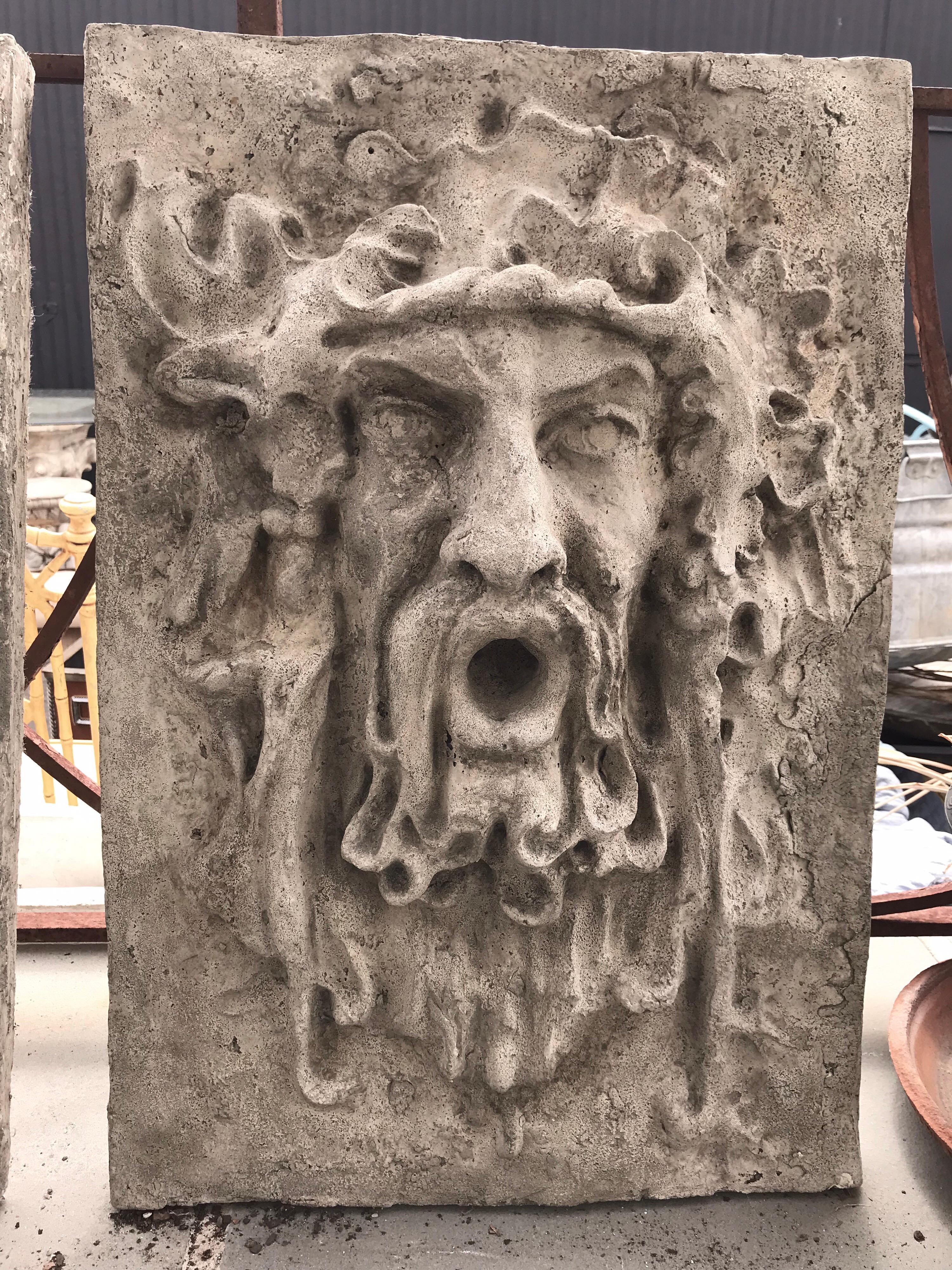 stone garden plaques