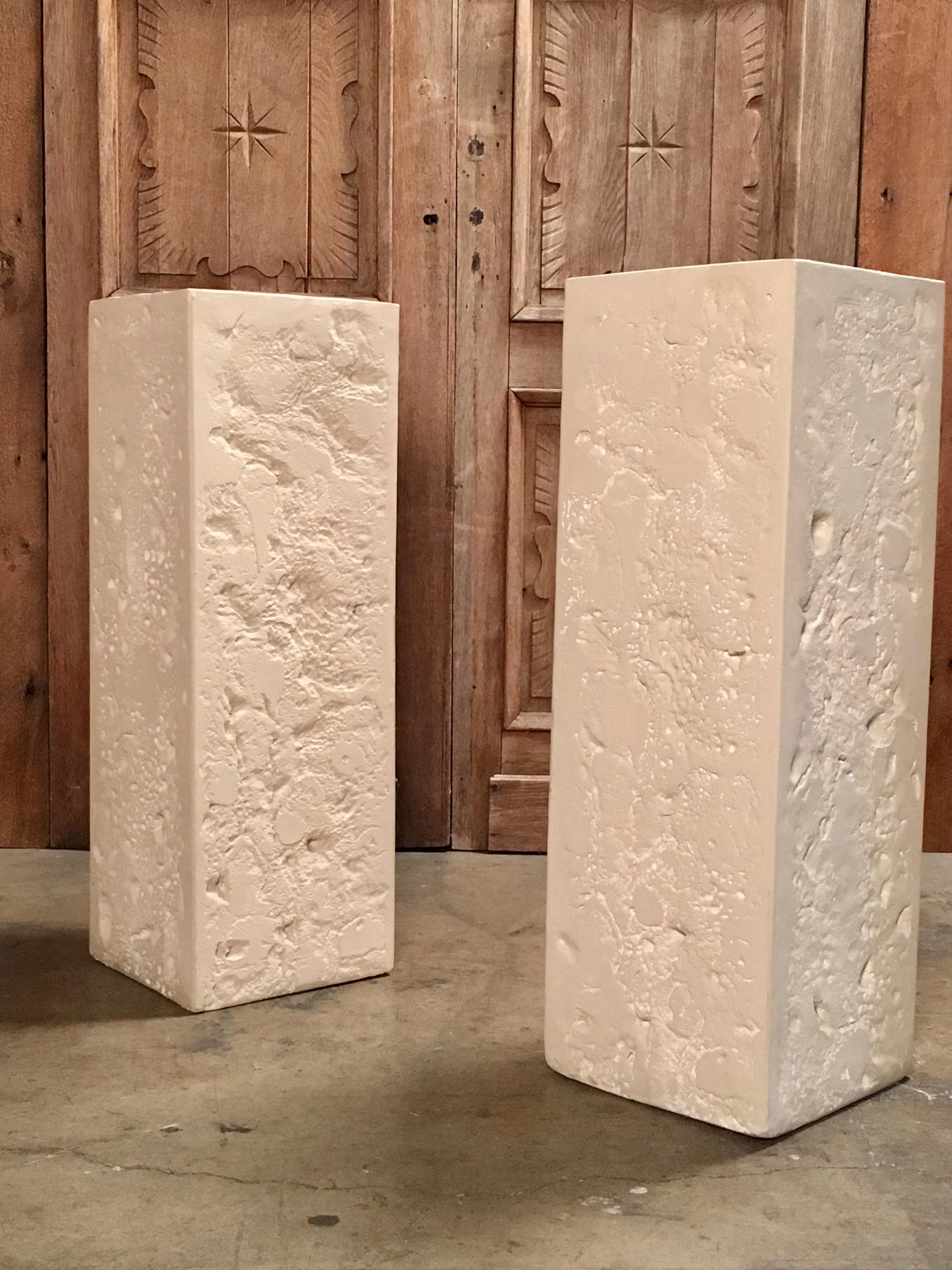 Pair of Cast Stone Pedestals 5