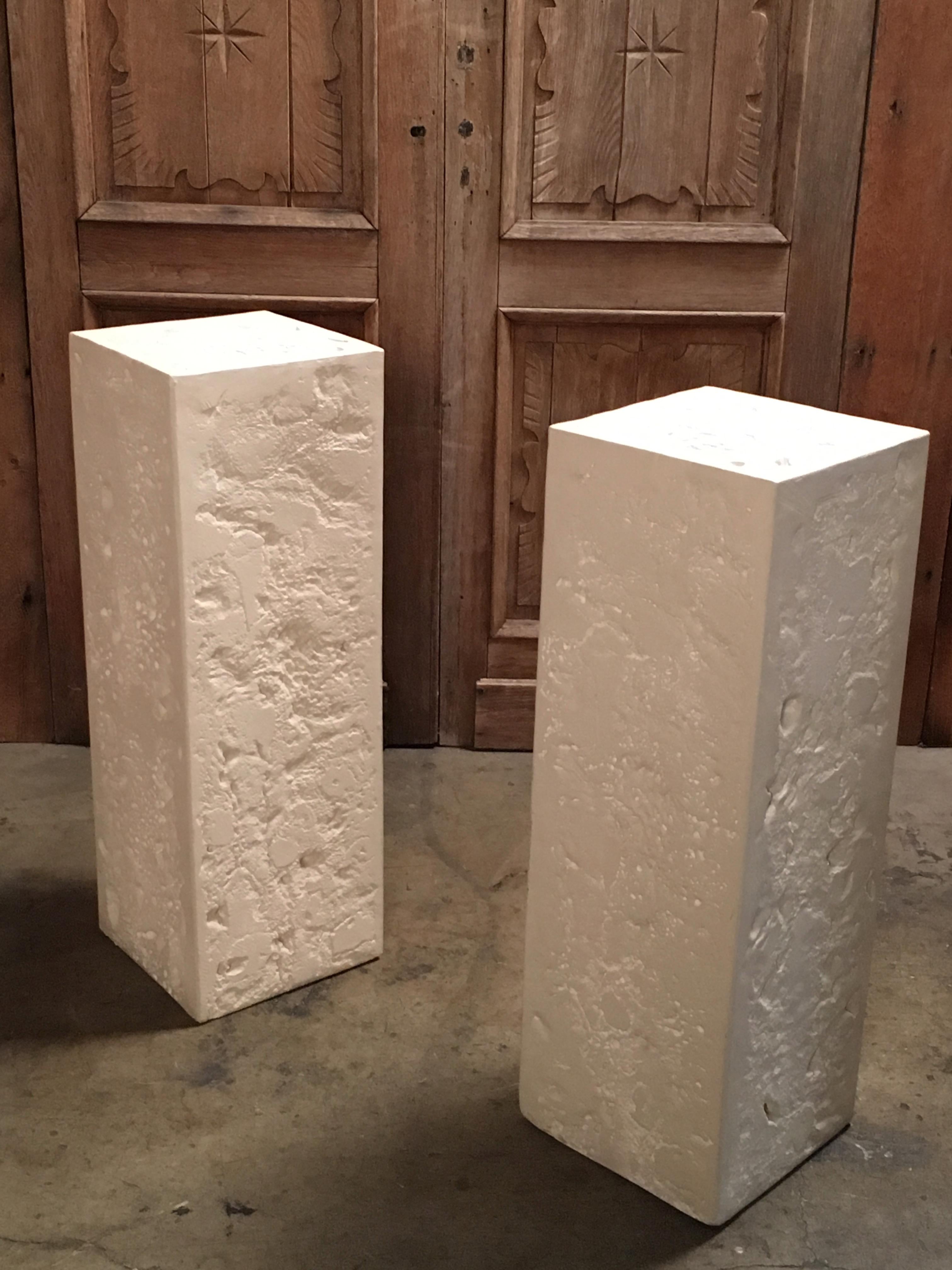 Pair of Cast Stone Pedestals 6