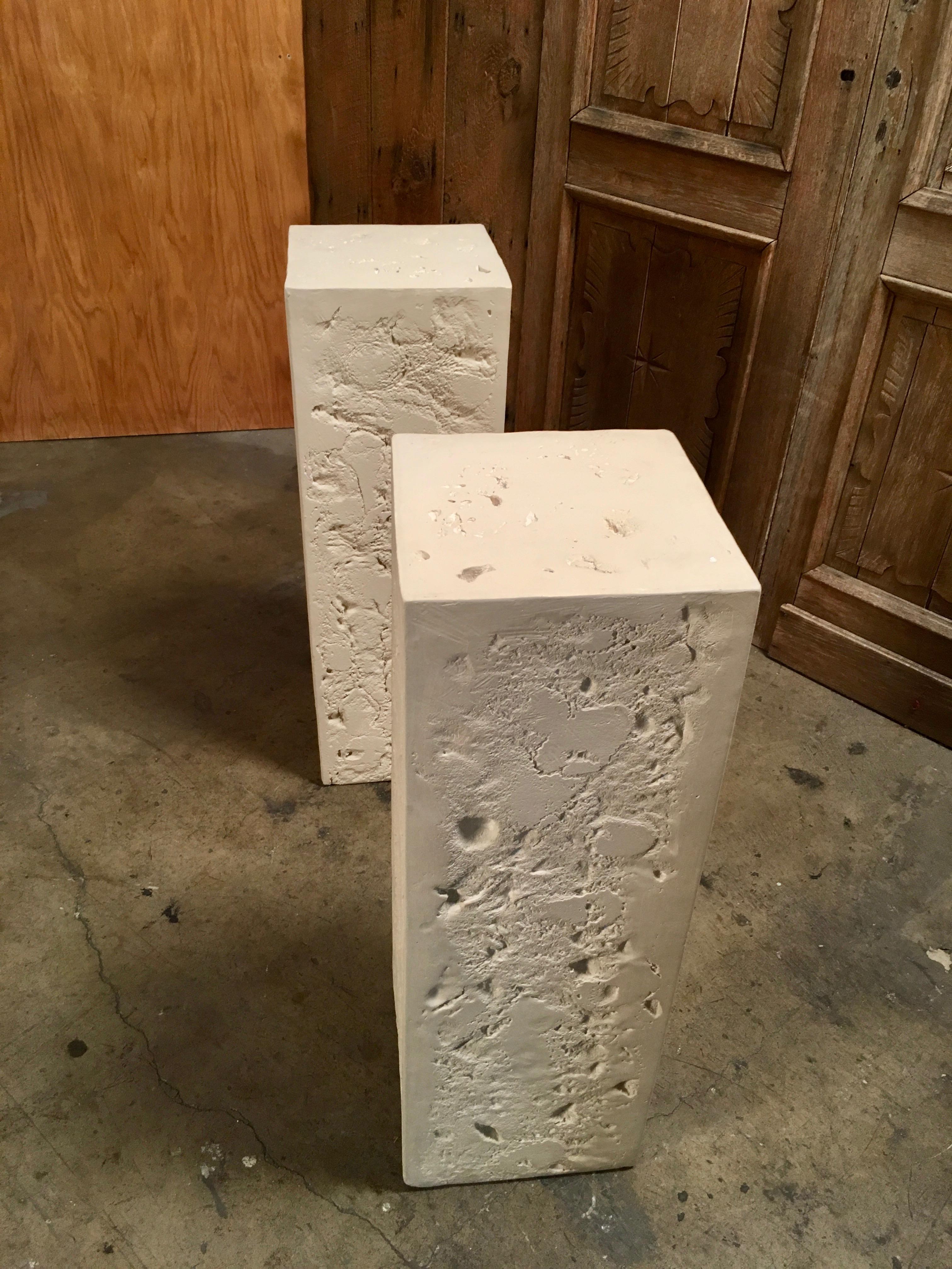 Pair of Cast Stone Pedestals 1