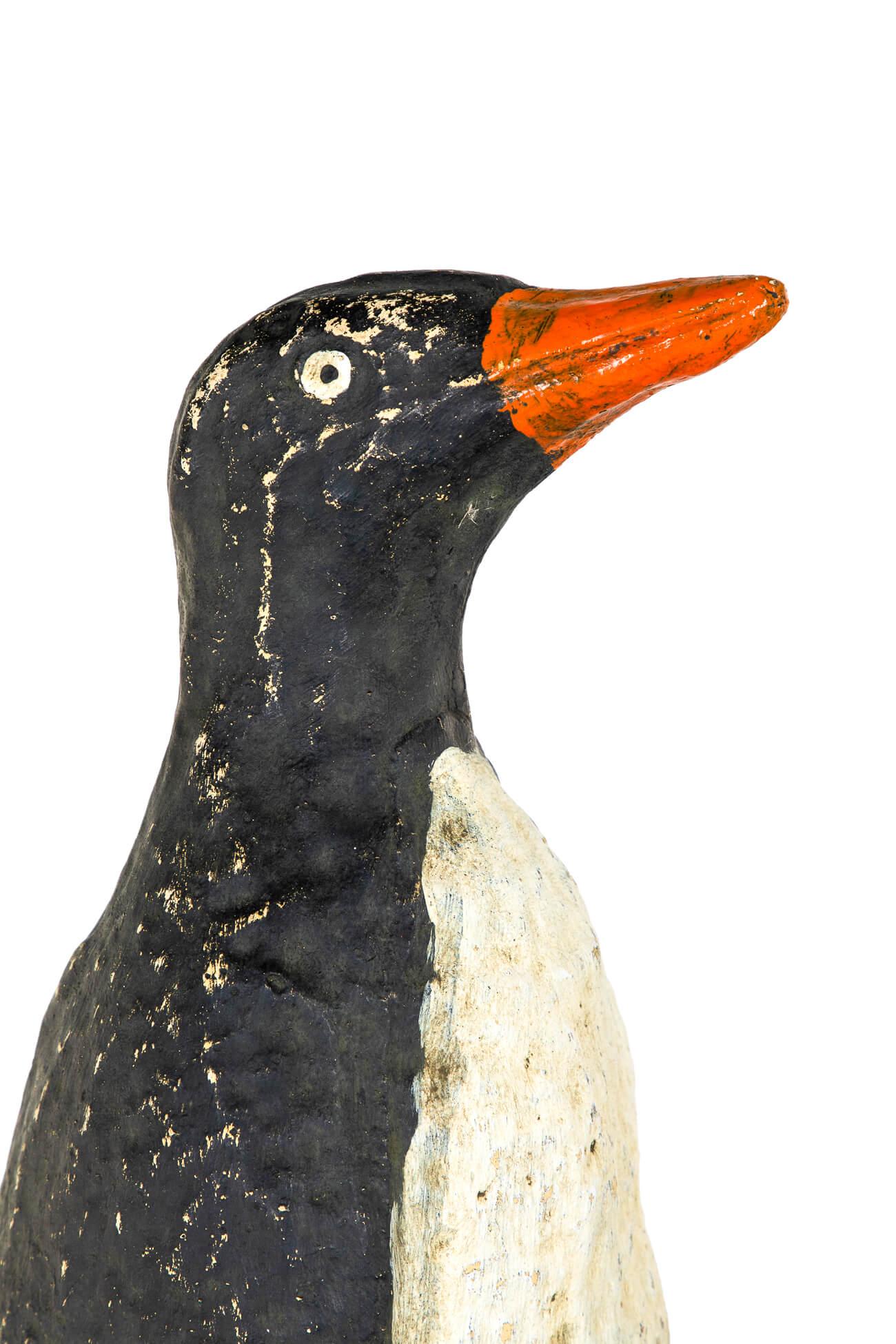 Pair of Cast Stone Penguins 2