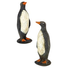 Pair of Cast Stone Penguins