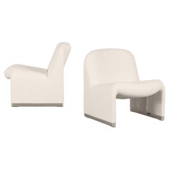 Pair of Castelli Alky chairs upholstered in Dedar Nimbus Bouclé