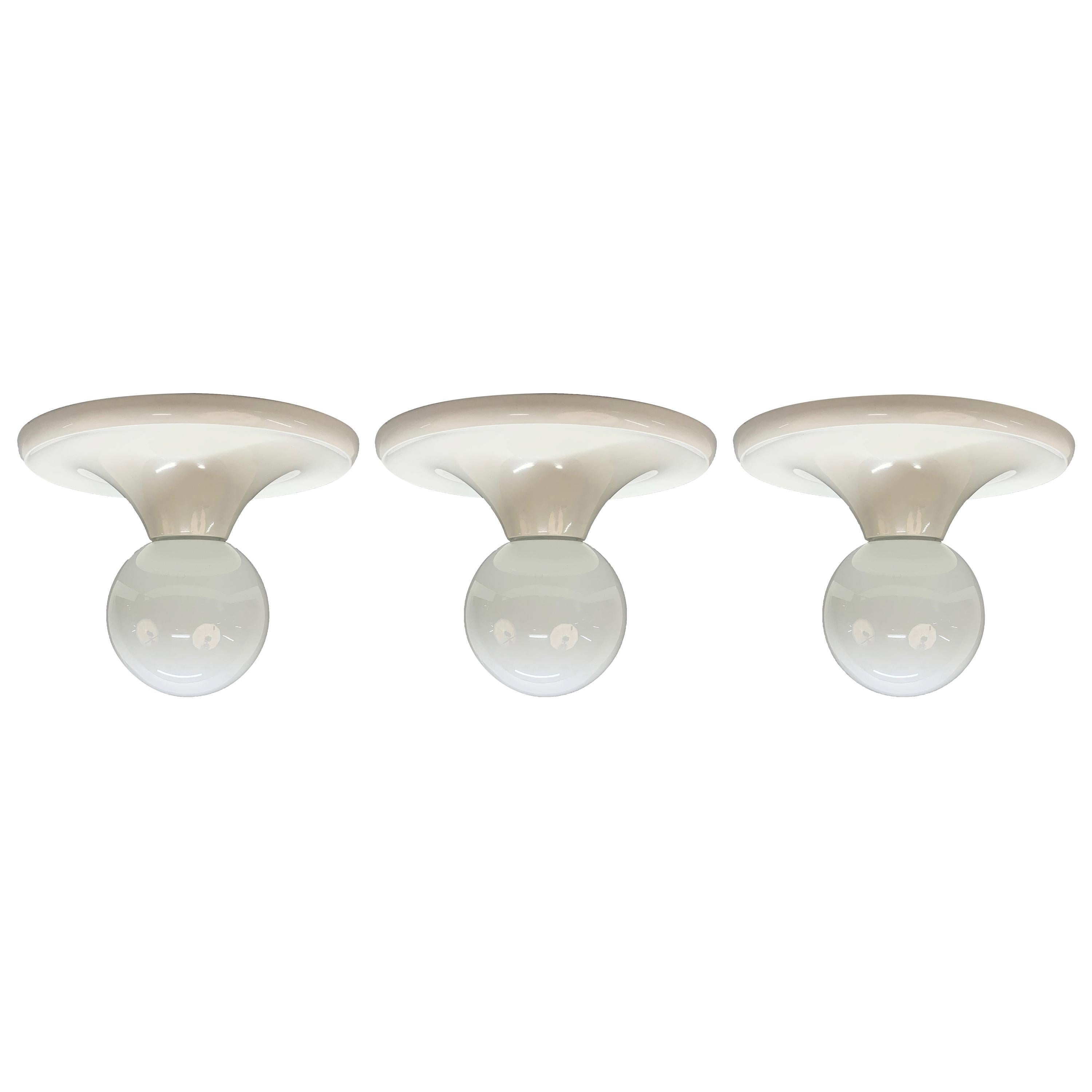 Set of Castiglioni Midcentury "Light Ball" Italian Sconce for Flos, 1960s