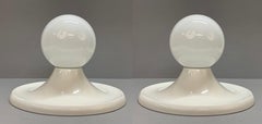 Pair of Castiglioni Midcentury Metal "Light Ball" Italian Sconce for Flos, 1960s